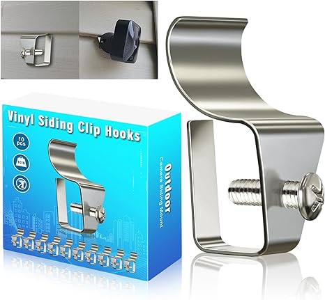 (10 Pack) Blink Outdor Camera Mount Vinyl Siding Clips Hooks