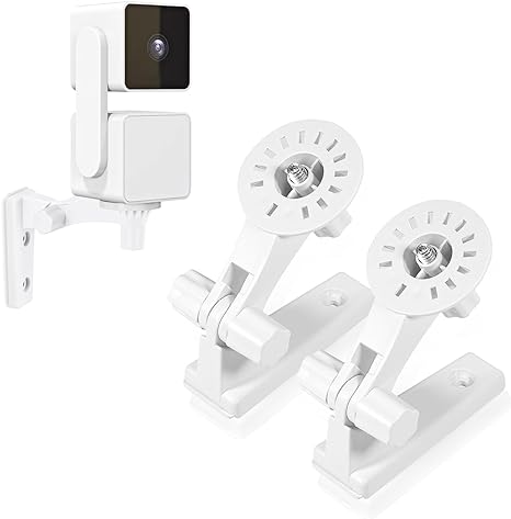 2-Pack Wall Mount, Specially Designed for Wyze Cam Pan V3, 180° Tilt Adjustable - Easy Installation (Camera NOT Included)