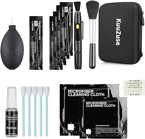 Professional DSLR Camera Cleaning Kit with APS-C Cleaning Swabs