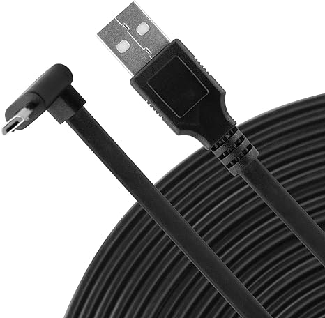 LEFXMOPHY Micro USB 90 Degree Cable Down Angle for WYZE Cam Pan V3 L-Shape